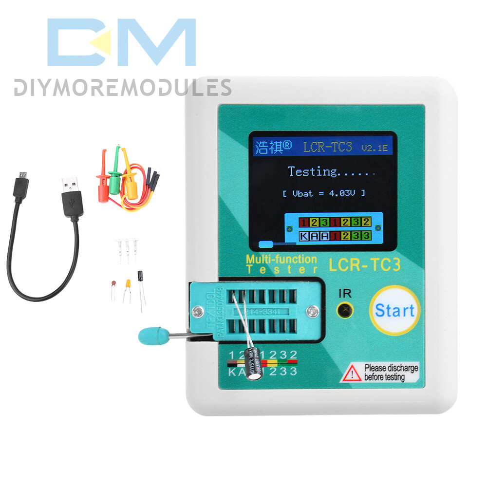 LCR-TC1 Multifunction Transistor Tester Diode Triode Capacitance Meter LCR ESR