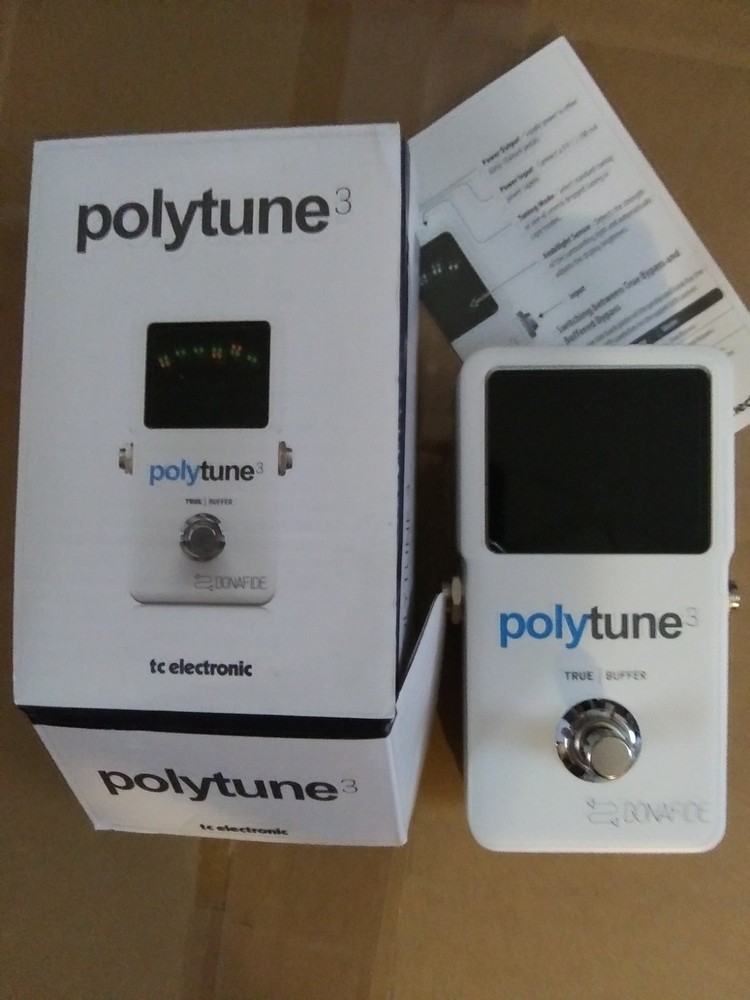 TC Electronic POLYTUNE 3 Full Size Tuner w/ buffer built in