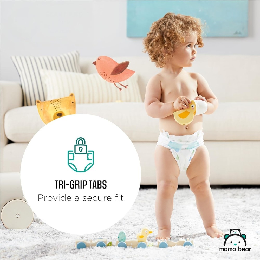 Amazon Brand - Gentle Touch Diapers, Size 4, 37 Count