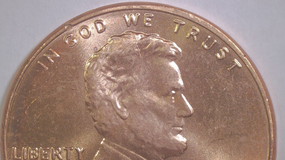 2019 P Lincoln Shield Cent “ Spiked Head Die Crack” Obverse