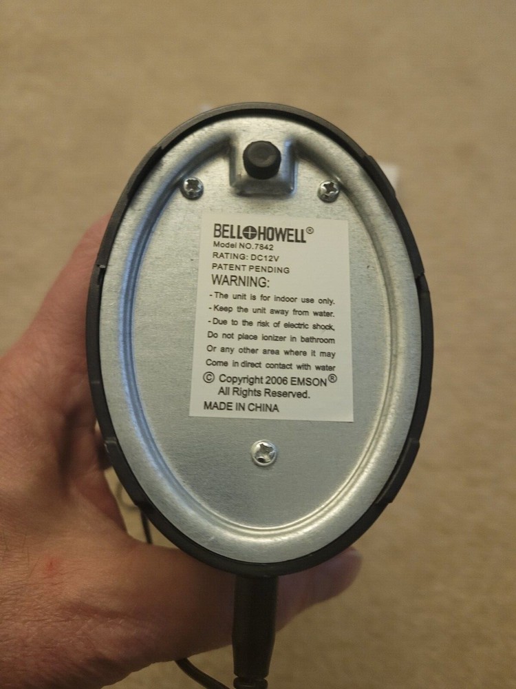 Bell + Howell Model 7842 Ionizer