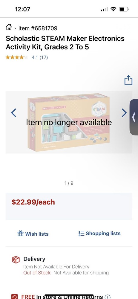 Scholastic STEAM Maker Electronics Activity Kit, Grades 2 to