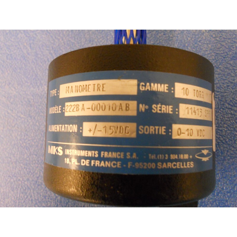 MKS BARATRON PRESSURE TRANSDUCER 10T