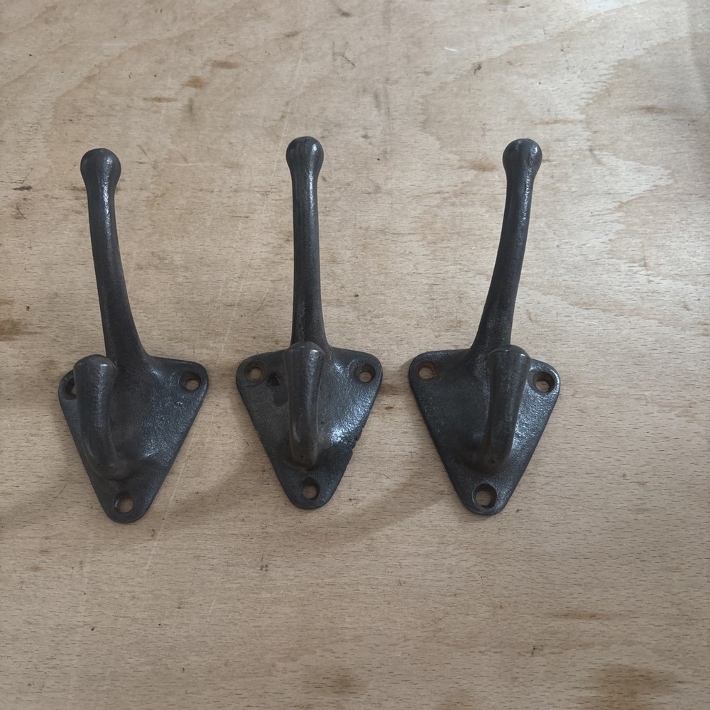 Vintage Cast Iron Coat Hooks