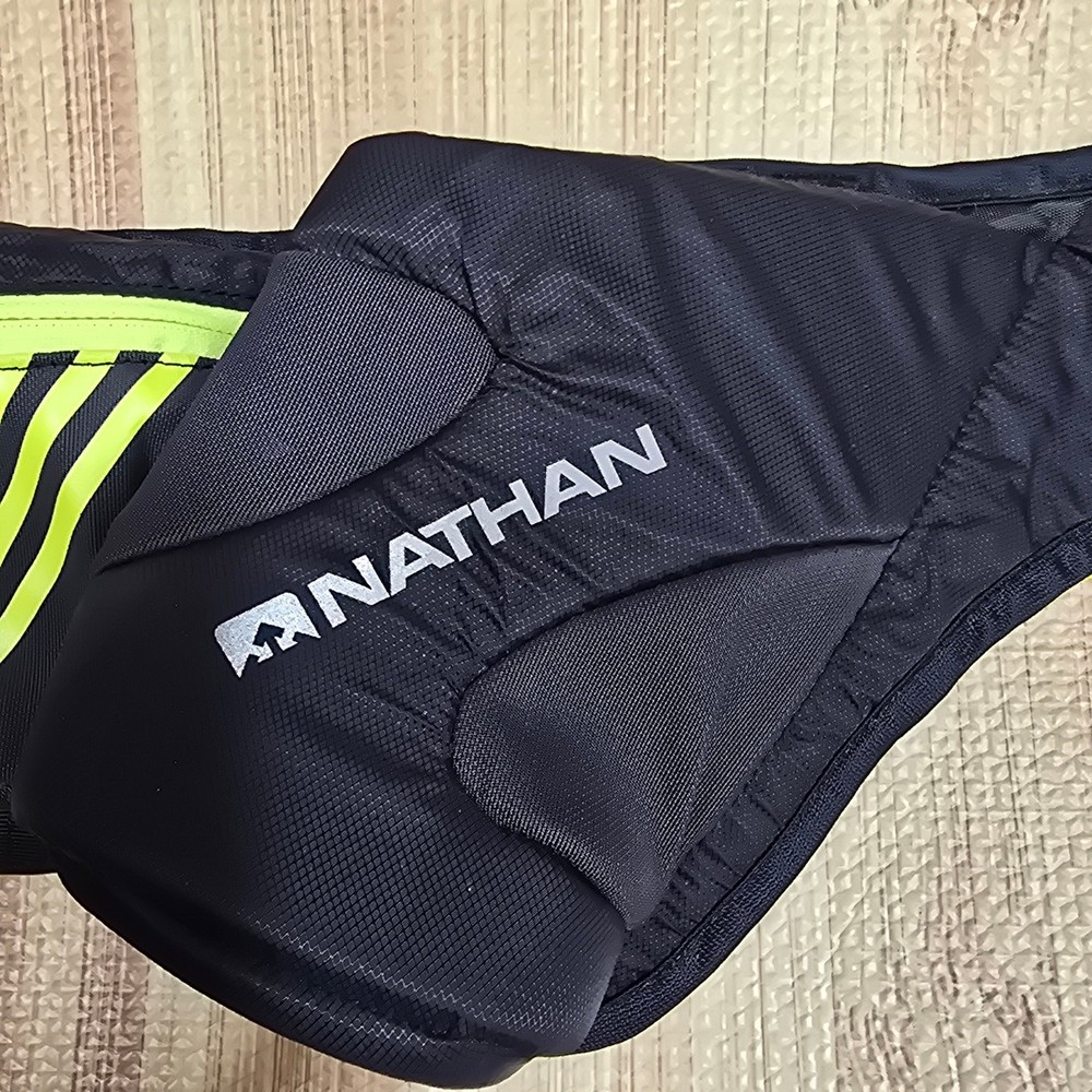 Nathan Peak Hydration Waist Pack Running Belt Black Yellow