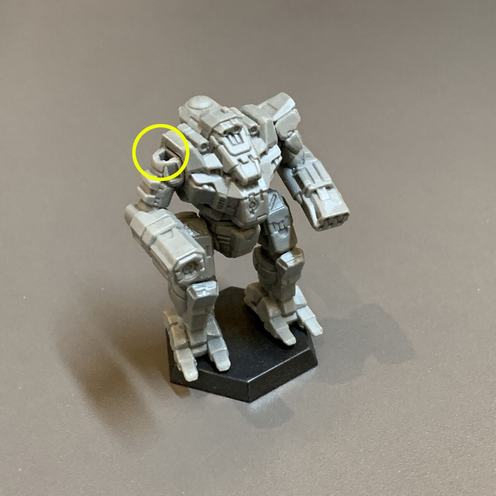 Lot 2 Pcs Battletech Mercenaries Kickstarter - Catalyst Game figures Rare