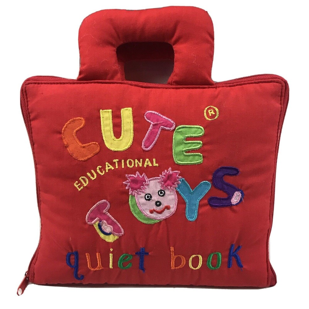 Vintage Cute Educational Toys Quite Book (Material)