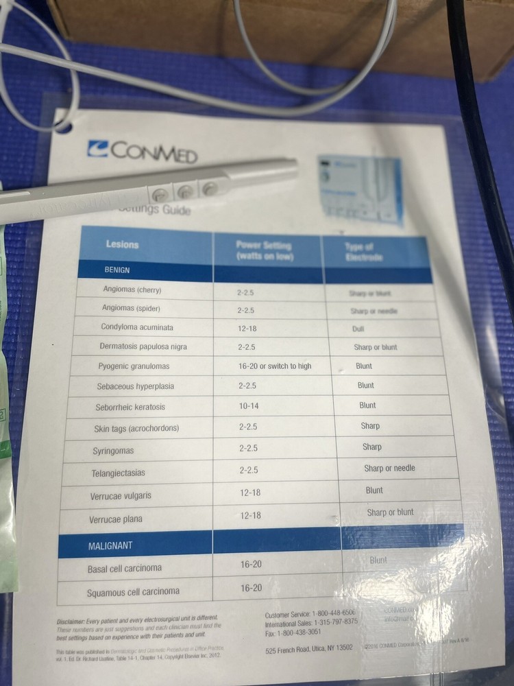 conmed hyfrecator 2000 handpiece