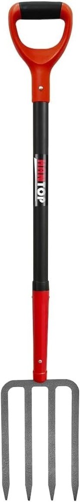 4-Tine Pitch Fork Garden Digging Fork Spading Fork Heavy Duty Pitchfork