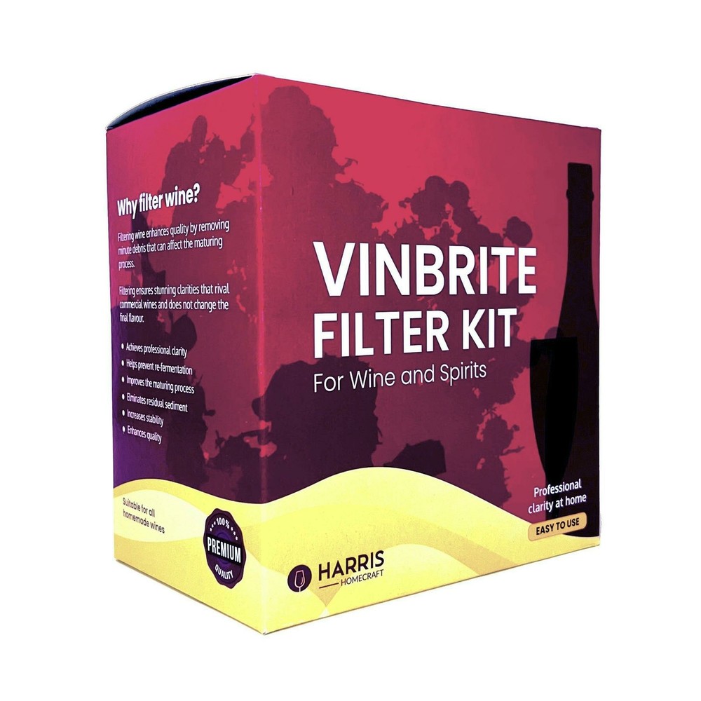 Wine Filter Harris Filters Vinbrite Mk3 Complete Kit incl. Pads