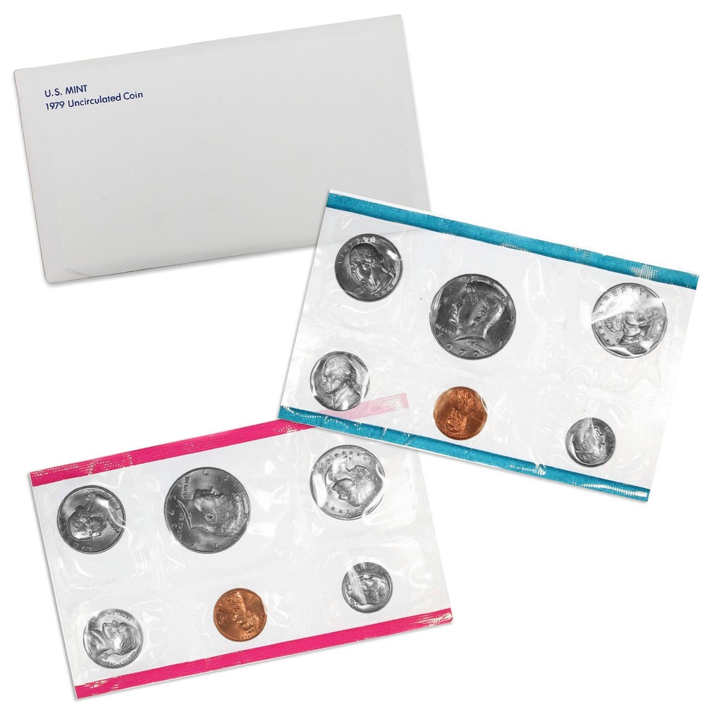 1979 Mint Set Original Envelope 12 BU US Coins BU