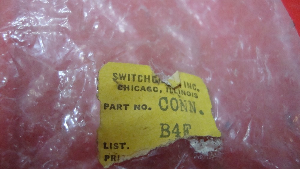 Switchcraft #B4F FEMALE PANEL MOUNT 4 PIN MICROPHONE JACK