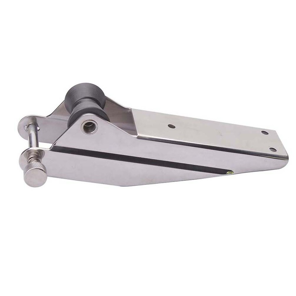 Stainless Steel Bow Boat Anchor Roller Bracket Rubber Roller 200mm for Fixed