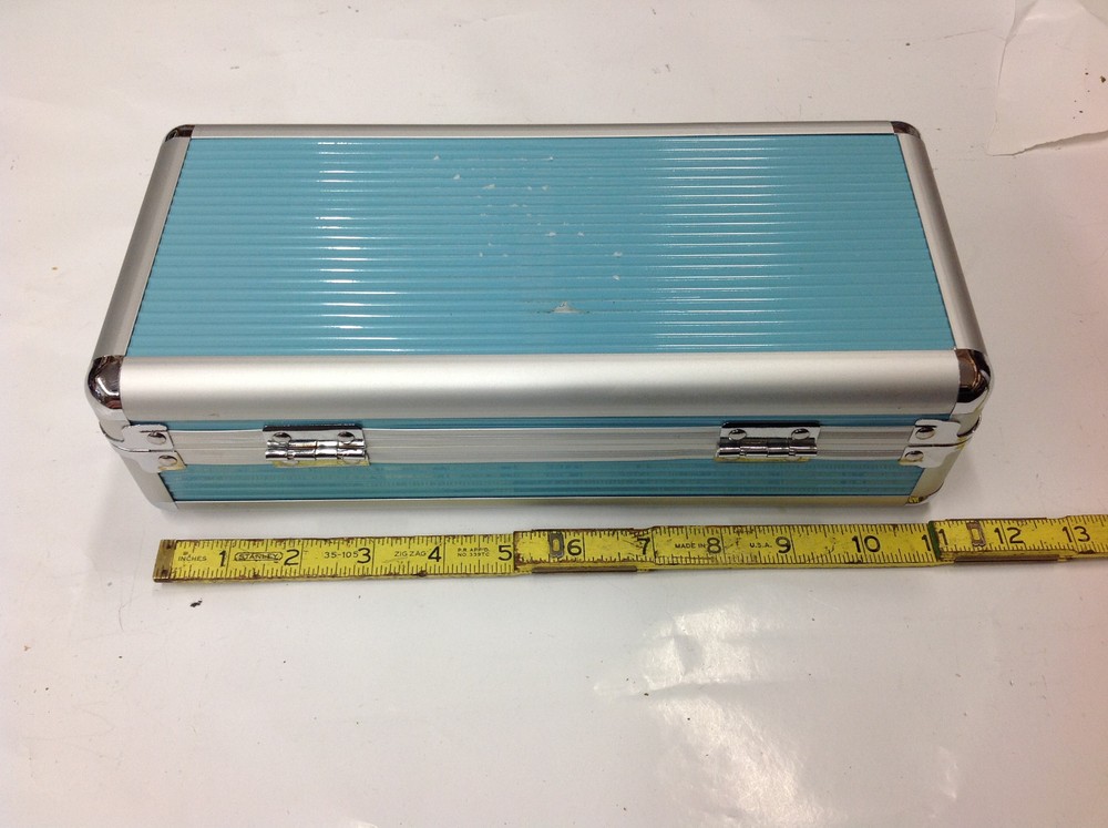 EMPTY ERI Blue 14-Place Collet & Tool Holder Case. NEW
