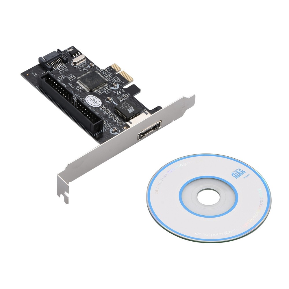 Stable PCI-E to eSATA SATA IDE Expansion Card Raid Controller Adapter JMB363