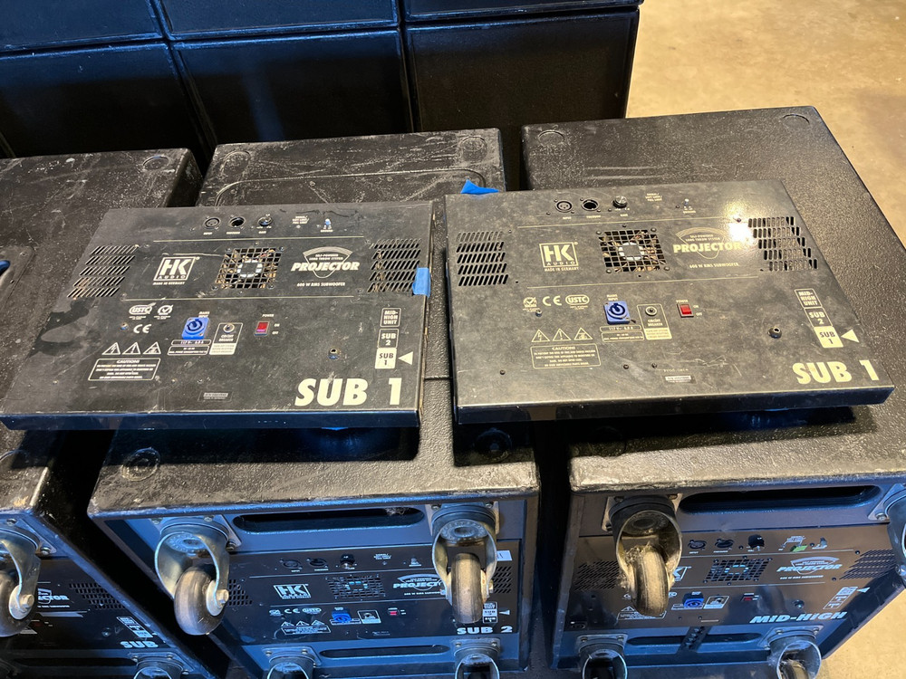 HK Audio Projector PA Speaker System *LOT*