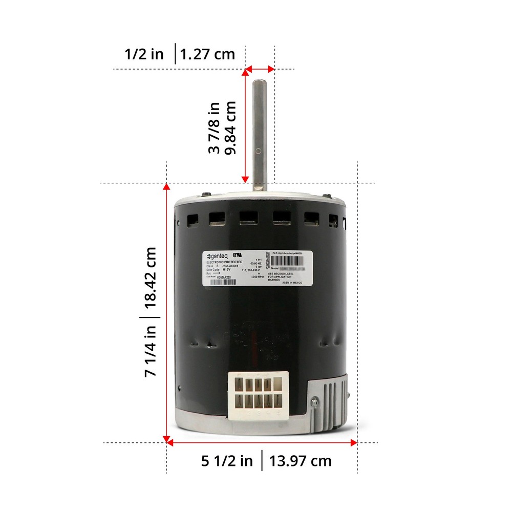 KeepRite PGF348120L00A1 Blower Motor X13 1 HP