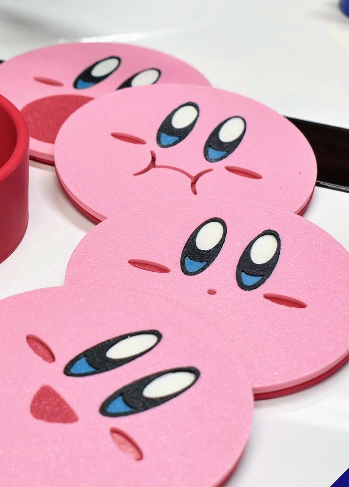 Kirby Coaster - Individual - 3D Printed