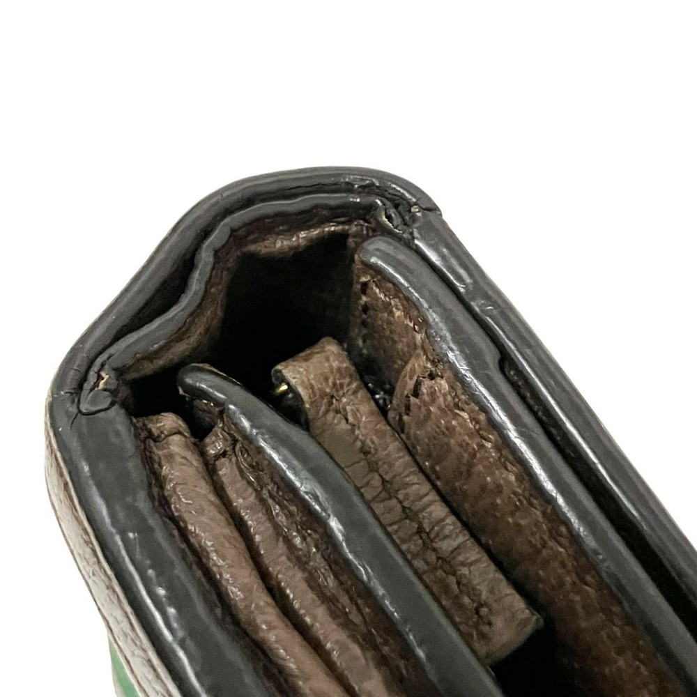 Gucci GG Bifold Wallet Brown authentic compact