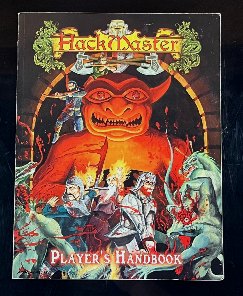 Dungeons Dragons HACKMASTER Player's Handbook Hacklopedia Kenzer Lot Hack Master