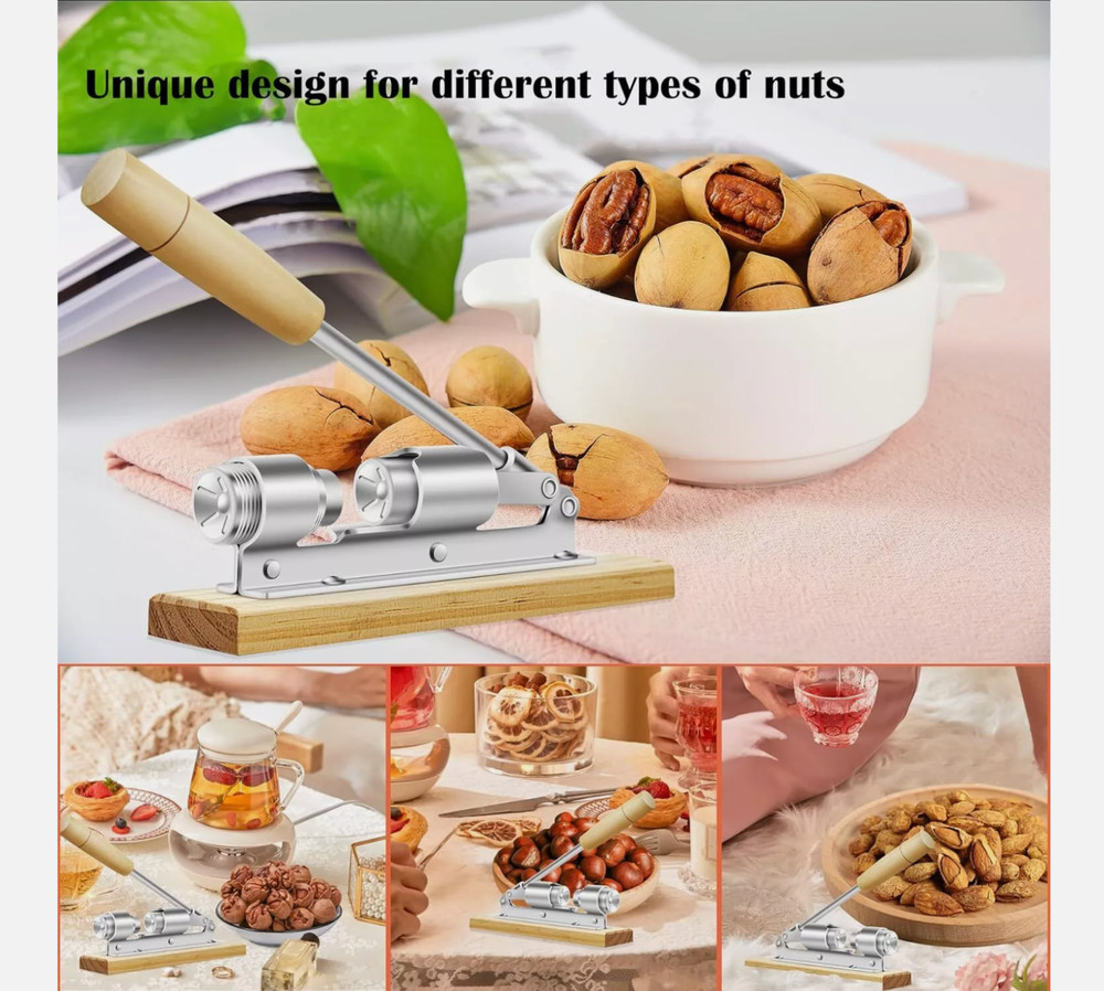 Pecans Almonds Nut Cracking Nutcrackers Tools NEW