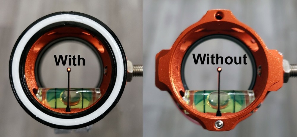 ACCURIZING KIT FOR TOPOINT COMPOUND ARCHERY SCOPE 3D PRINT TARGET RING AND SHADE