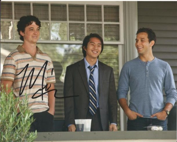 MILES TELLER signed 8x10 photo b