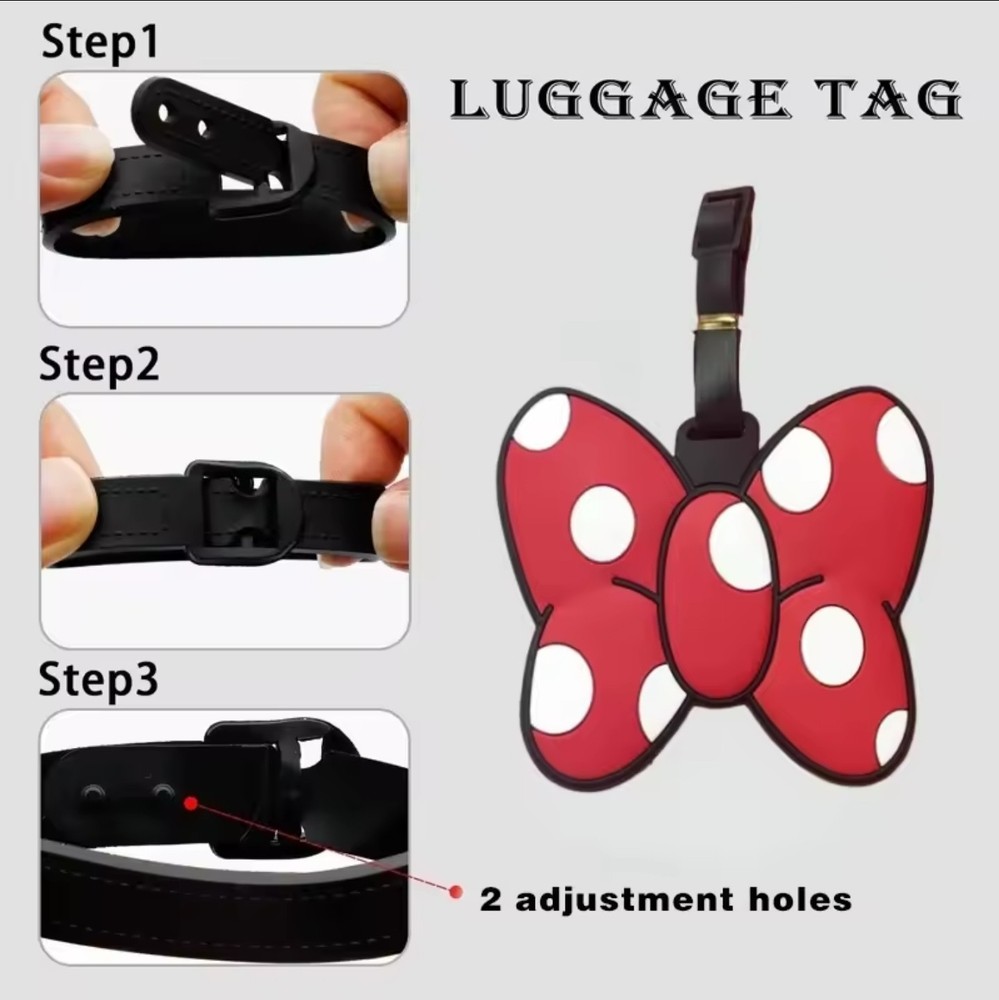 Minnie Mouse Luggage Tag