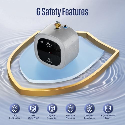 4 Gal Electric Mini-Tank Water Heater for 2-3 APOLO Classic Plus 4 Gallon