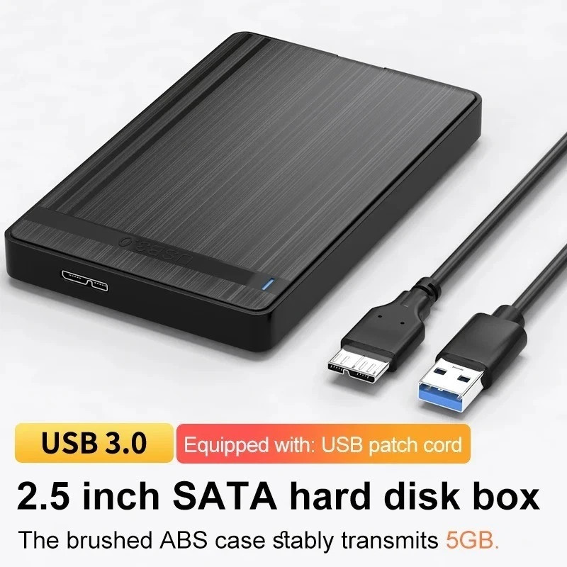 USB 3.0 3TB SATA SSD External Hard Drive Portable Desktop Mobile Hard Disk Case