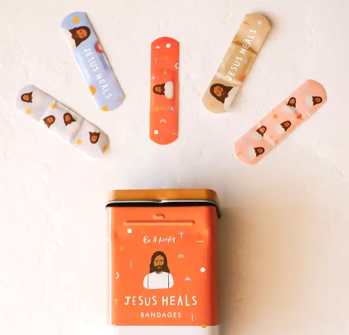 Jesus Heals Bandages