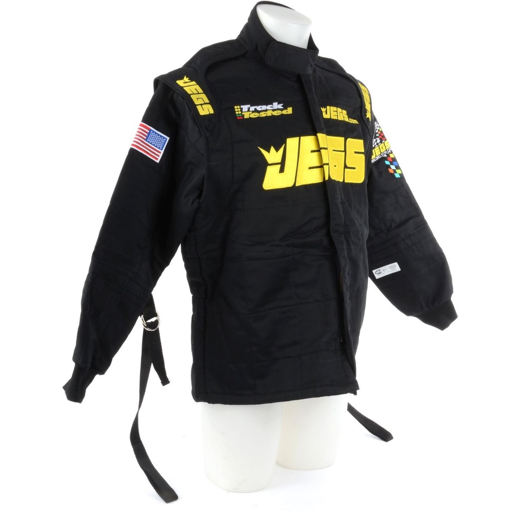 JEGS 6001 Black Triple Layer Jacket Medium