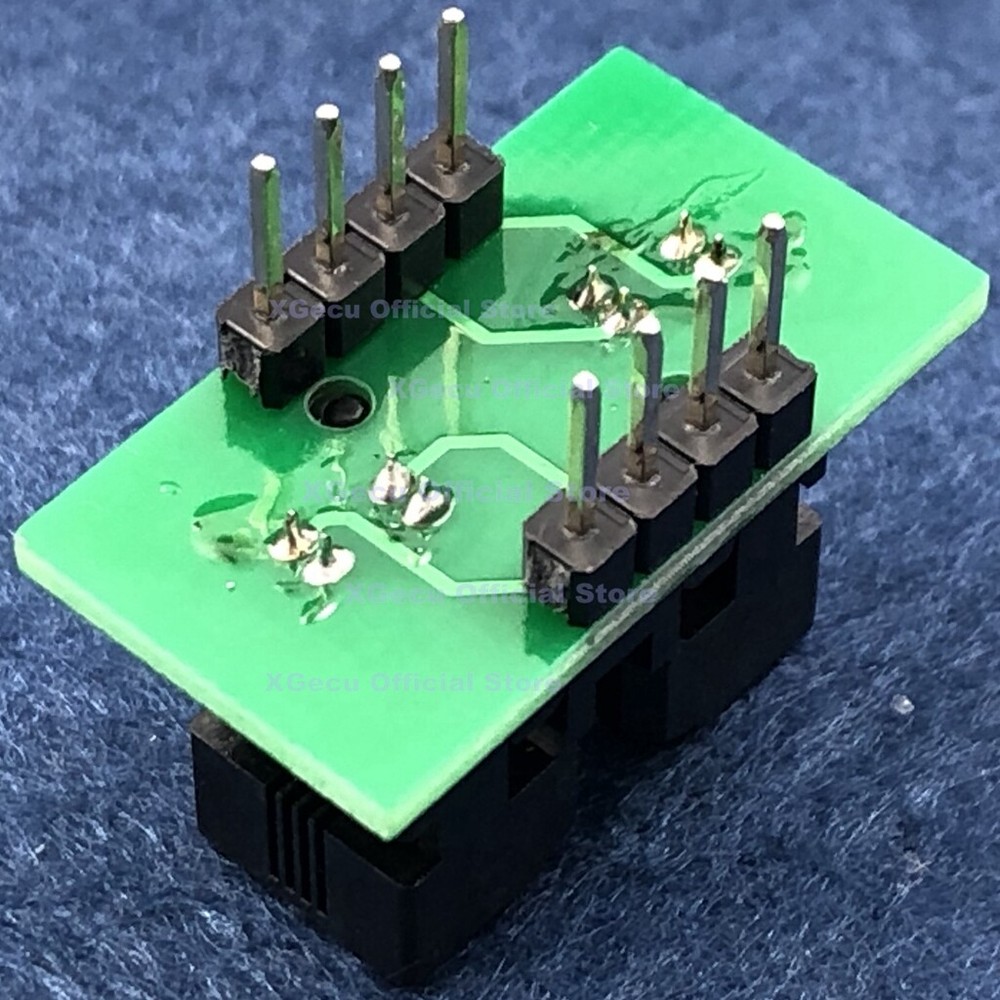 MSOP8 To DIP8 IC test socket adapter/converter for TL866II PLUS programmer