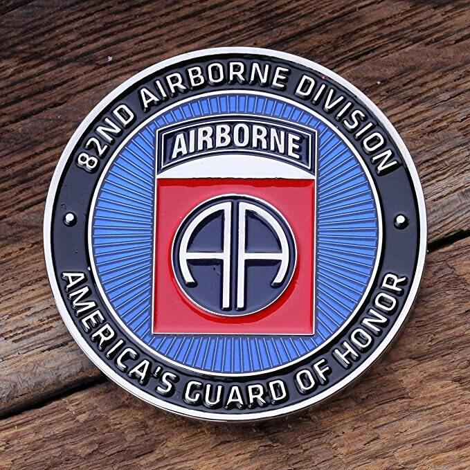 82nd U.S. Army Airborne Challenge Coin