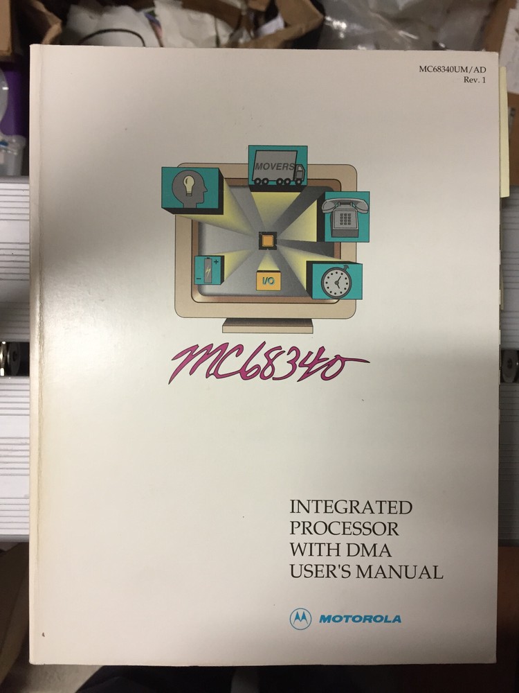 Data Book = Motorola Semiconductor MC68340 68340 68300 CPU Users Manual 1992
