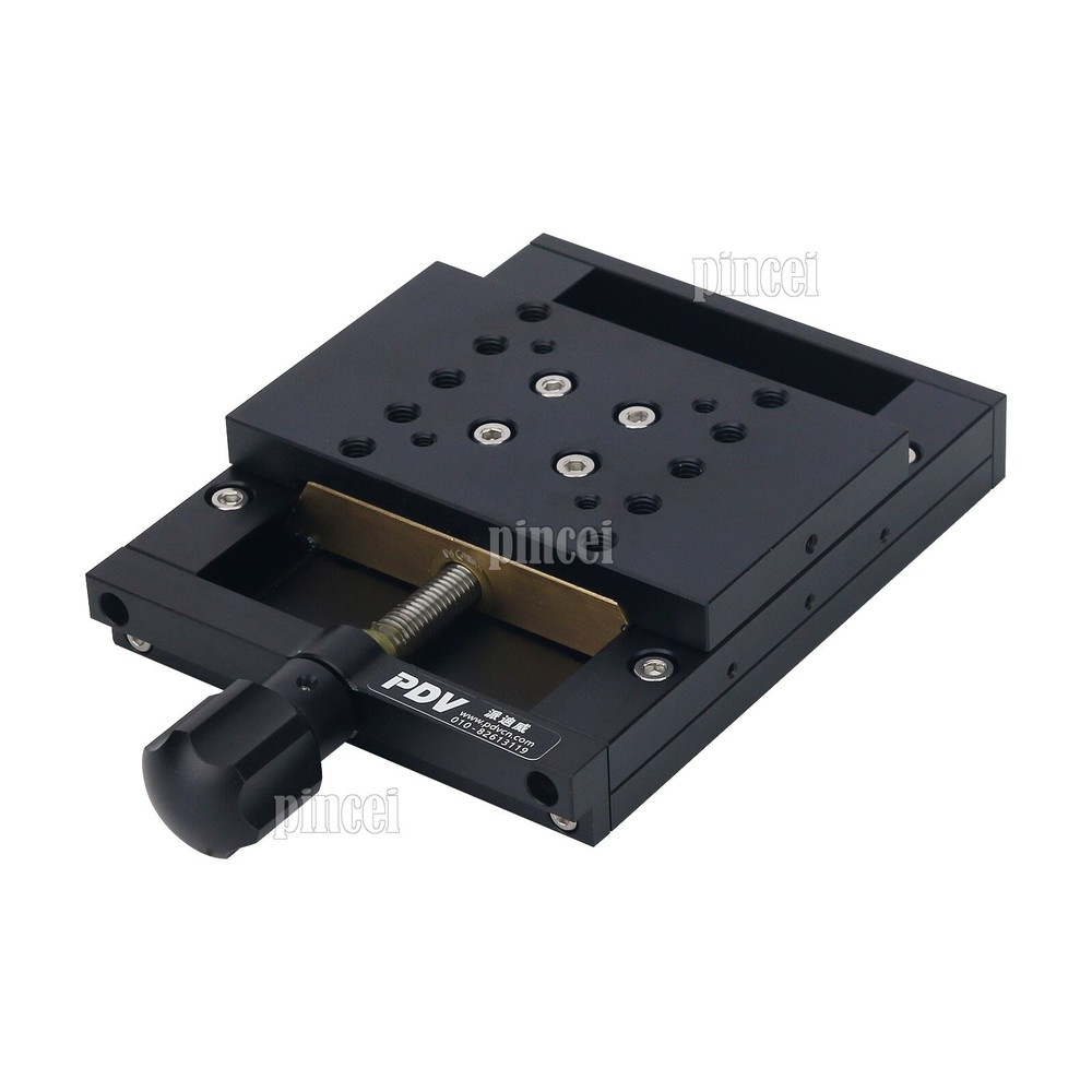 PT-SD102P X Axis Manual Linear Stage 50mm Manual Platform Optical Sliding Table