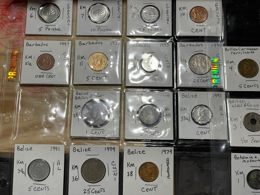 Assorted World Foreign Coins Lot