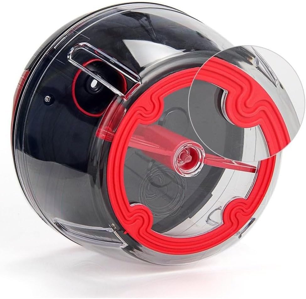 Multi-Functional Manual Food Processor,8 Cup Hand-Powered Crank Chopper,Mincer B