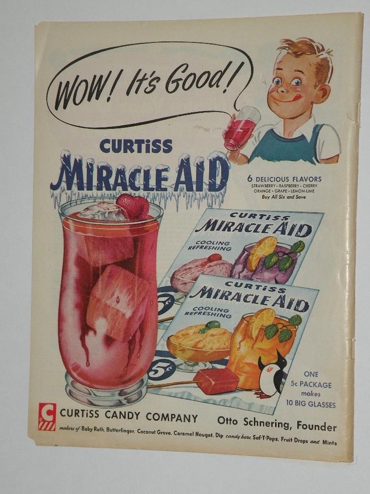 Magazine Ad* - 1954 - Curtiss - Miracle Aid