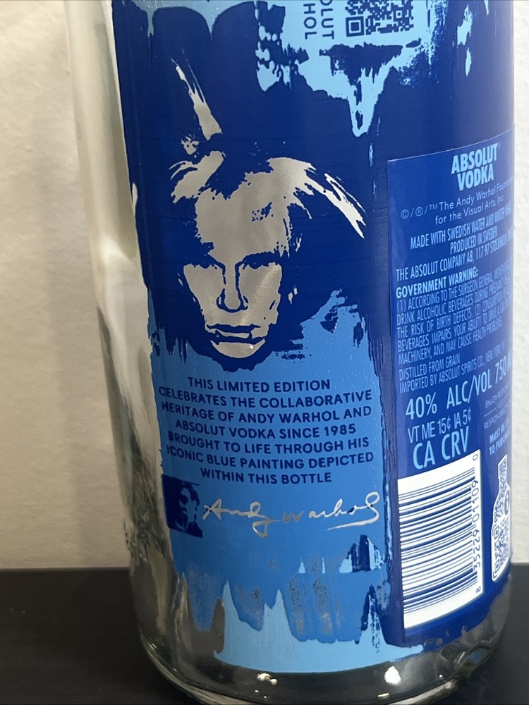 Absolut Vodka Limited Edition “WARHOL” (EMPTY)