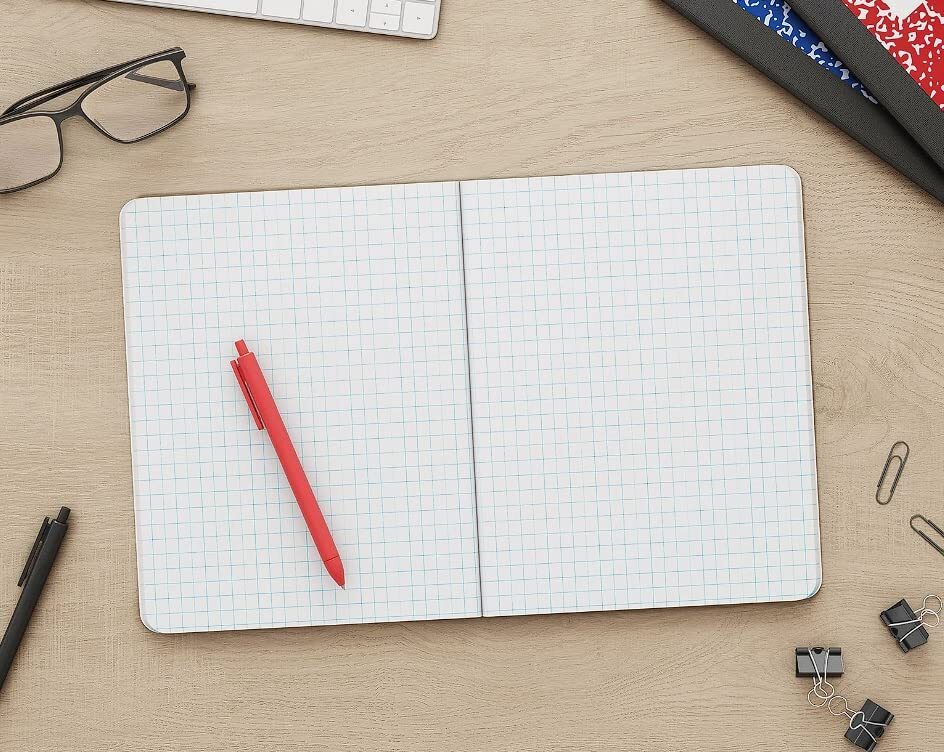 Graph Paper Notebook 9.75" X 7.5" Graph Paper Composition Notebook Quad Ruled