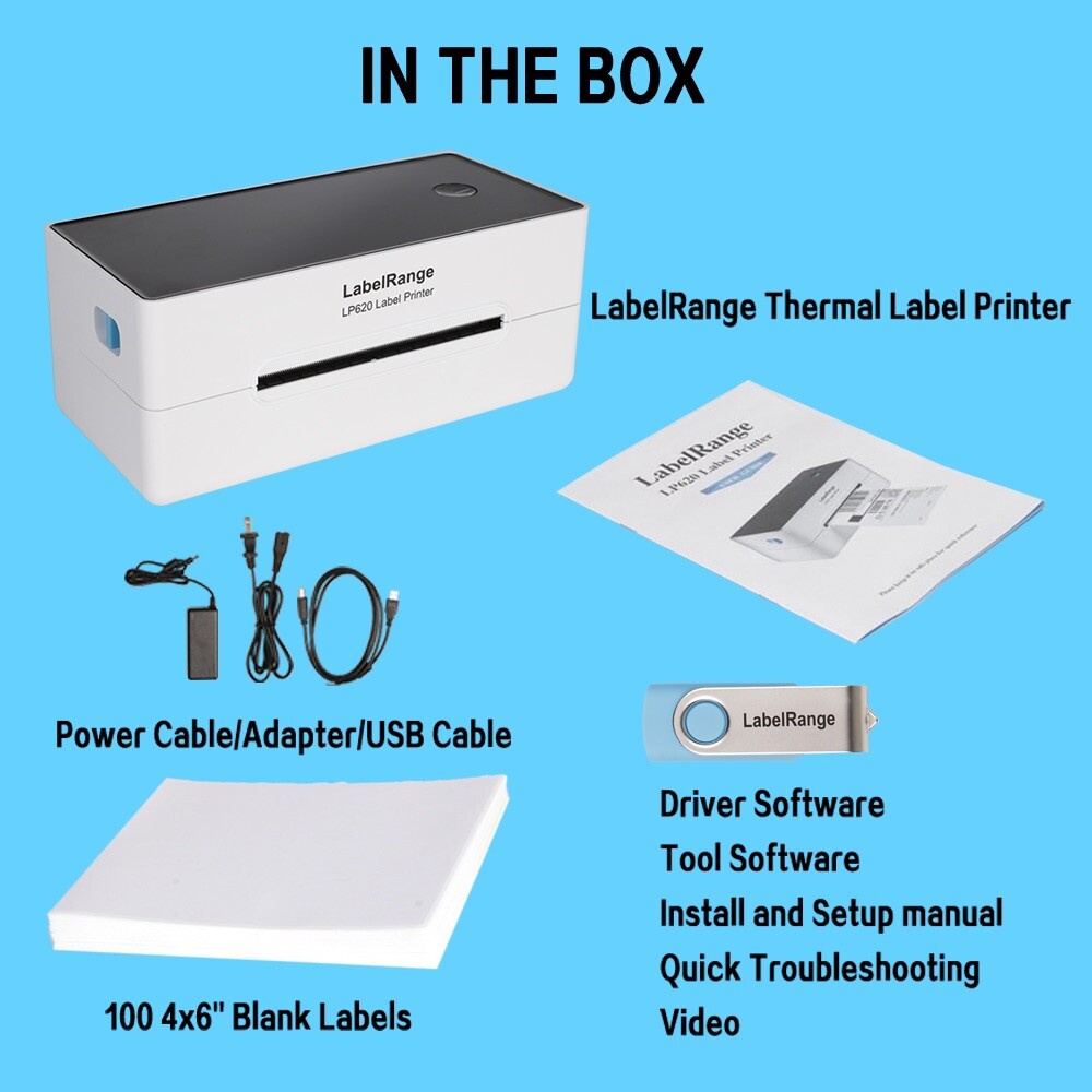 LabelRange 300DPI shipping label printer 4x6