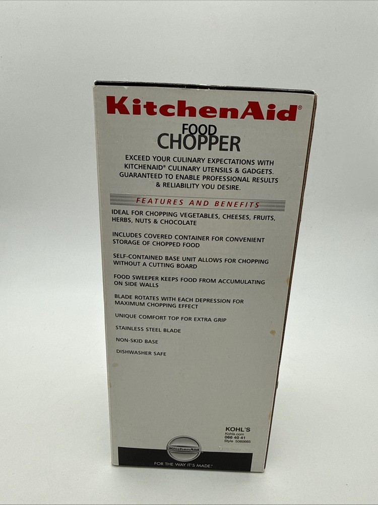 Pink KitchenAid Food Chopper “Open Box”