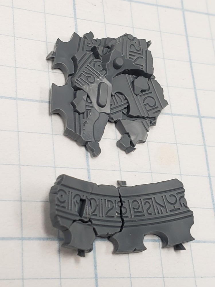 Warhammer 40k Aeldari Bits Eldar Kharseth Void Dreamer Icon Rubble Terrain #15