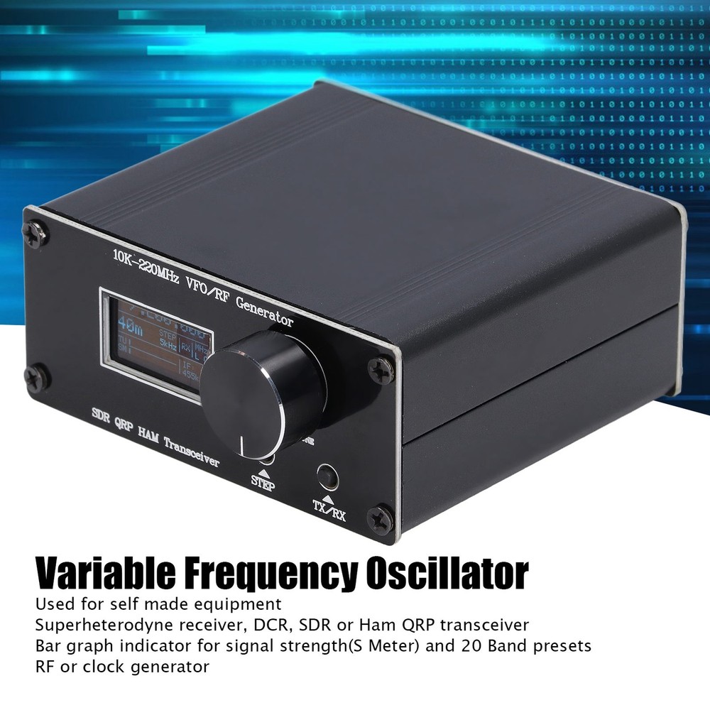 SDR QRP HF Transceiver HAM Variable Frequency Oscillator VFO RF Generator
