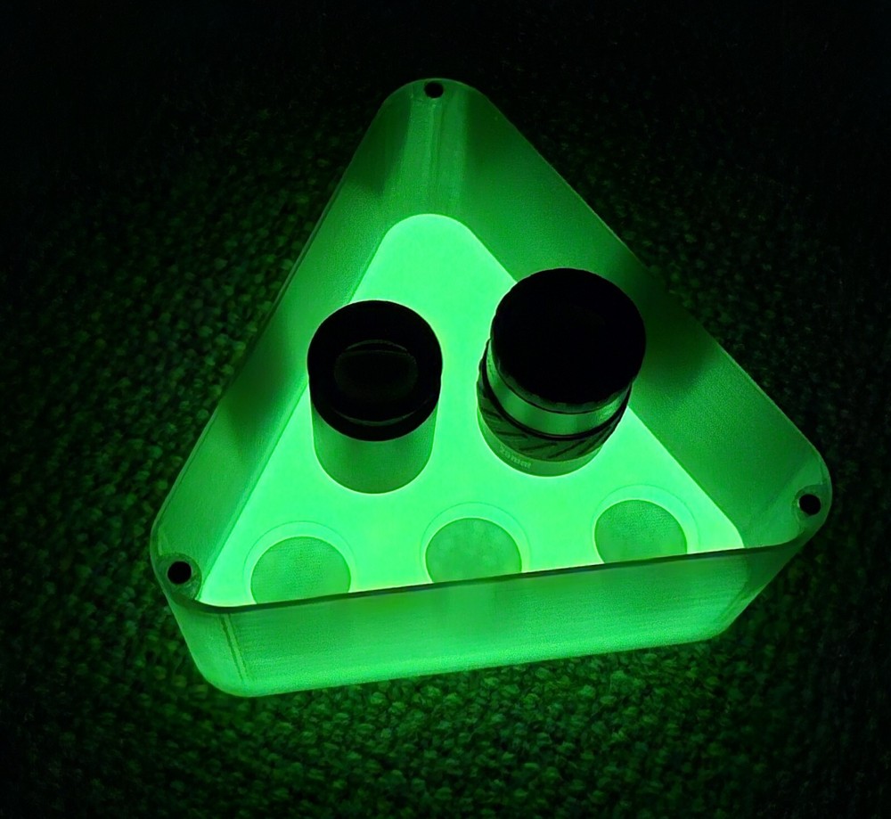 Vintage Telescope Accessory Box (Vixen/Celestron Triangle Tupperware)