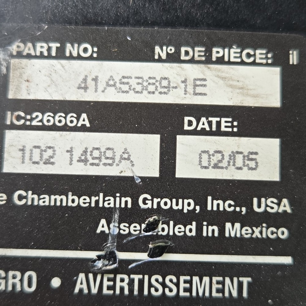 Chamberlain 41A5389-1 Receiver Logic Circuit Board Red Learn Button BOARD ONLY!