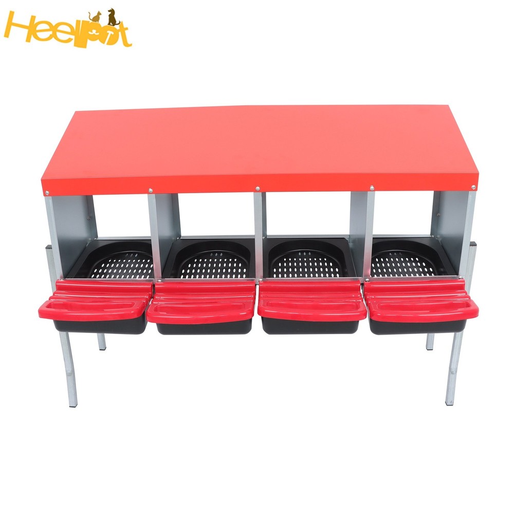 4 Hole Compartments Nesting Box High Quality Materials Chickens Egg Laying Box