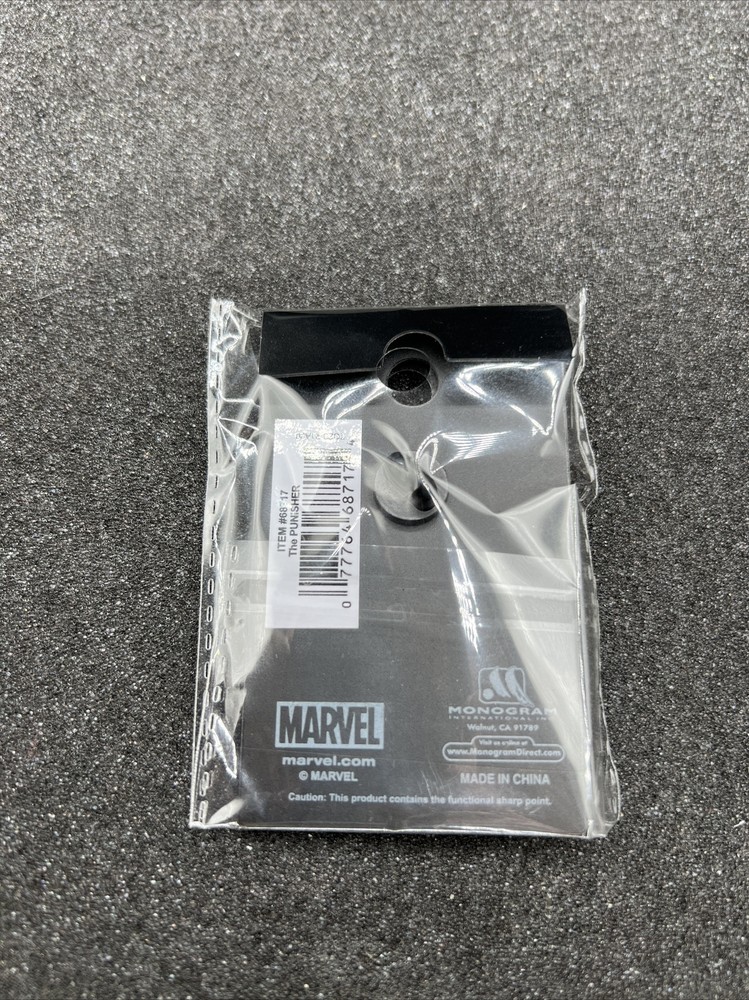Marvel Comics NEW * Punisher Logo Lapel Pin * Pewter Charm Marvel Licensed
