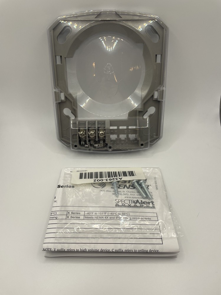 NIB System Sensor SpectrAlert Advance SPR Fire Alarm Speaker Wall Mount Red